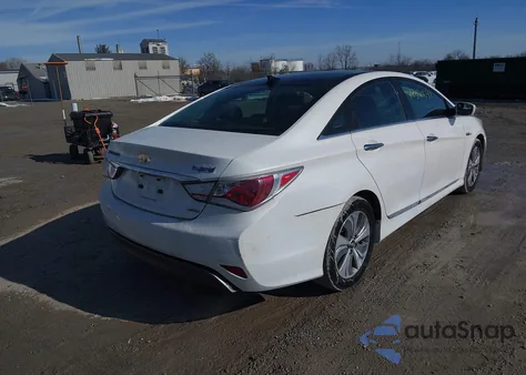 2013 Hyundai Sonata Hybrid Limited z USA, uszkodzony, nr VIN KMHEC4A48DA074378